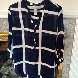 XL Cynthia Rowley Linen Style Top
